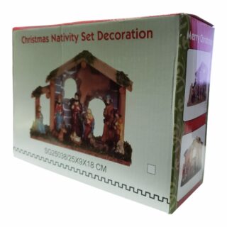 Pesebre navideño grande 8 figuras