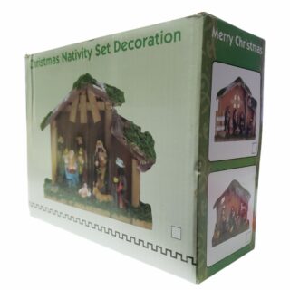 Pesebre navideño mediano 6 figuras