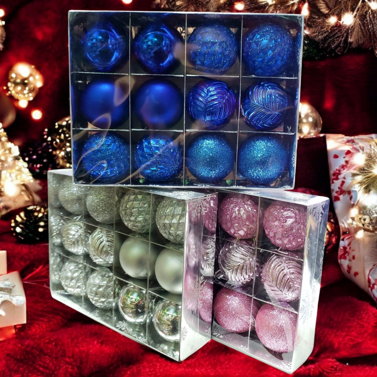 Set globo 6cm deco x12u en caja