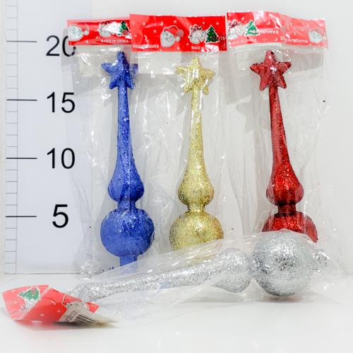 Puntal decorado 19 cm con estrella