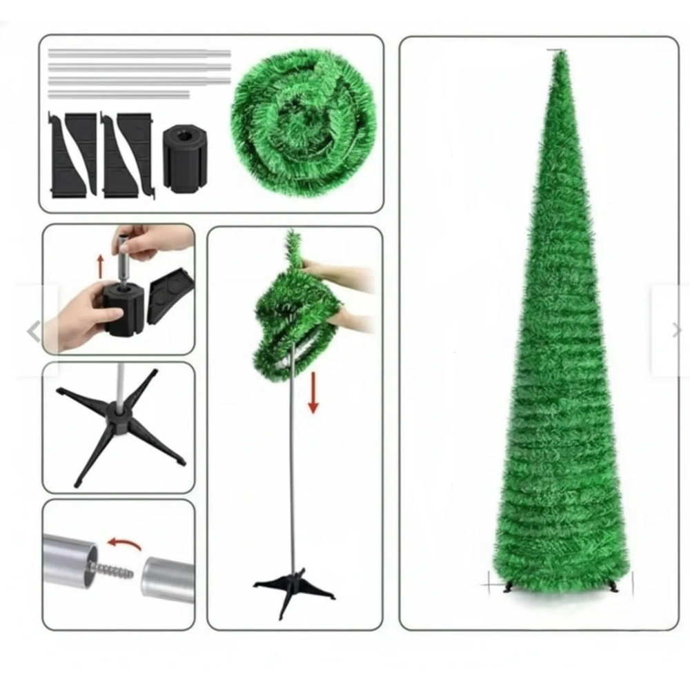 ARBOL CONO PLEGABLE 150CM