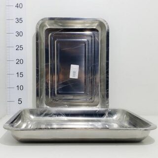 Asadera acero rectangular 36x27cm