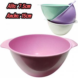 Compotera plastica redonda 7.5x15cm