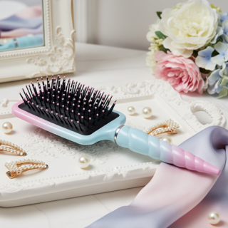 Cepillo cuadrado cuerno