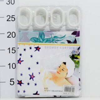 Cortina de baño 1,80 x 1,80 m