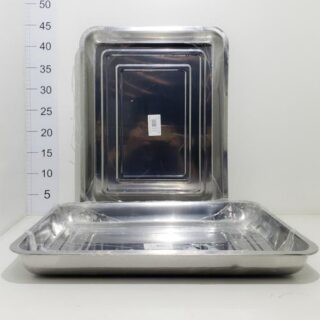 Asadera acero rectangular 35x45cm