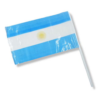 BANDERA ARGENTINA DE MANO - paquete x25 unid.