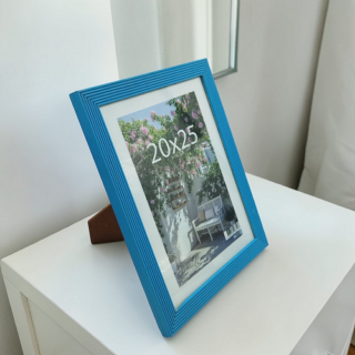 PORTARETRATO MDP BARI 20x25 rosa y celeste