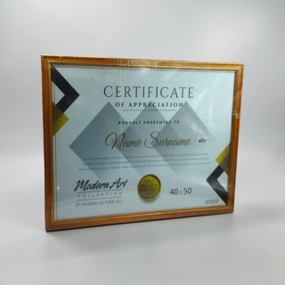 PORTARETRA MDP PARAISO 40x50 con detalles dorados