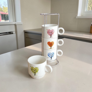 SET TAZA + SOPORTE corazón