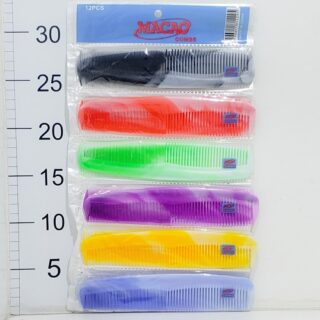 Peine de plastico 19cm x1pcs