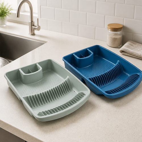 Seca plato color o trasparente cuadrado yesi escurridor