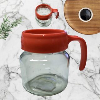 Tarro virdio con eco tapa jarro cafe