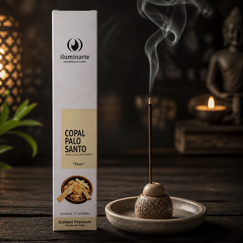 Sahumerio de la india premium X12 - vainilla COPAL PALO SANTO