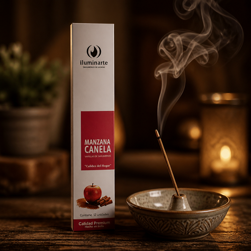 Sahumerio de la india premium X12 - vainilla MANZANA CANELA
