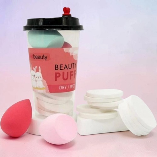 SET DE ESPONJA Y PADS DE MAQUILLAJE