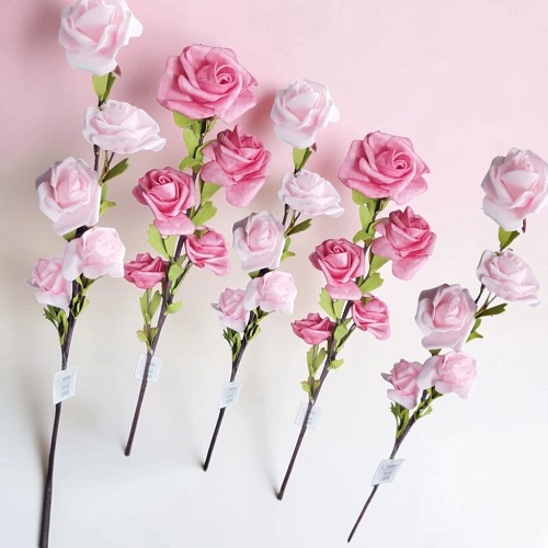 FLORES ARTIFICIALES 3 ROSAS