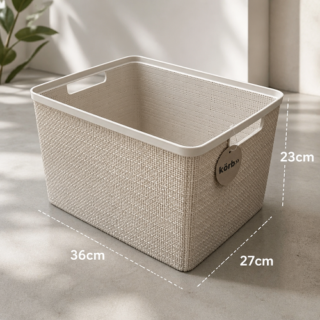 Canasto cajon yute 20L