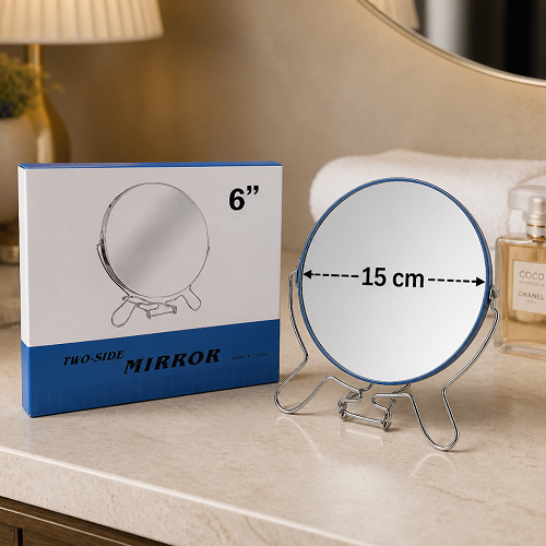 Espejo doble cara con aumento 6"