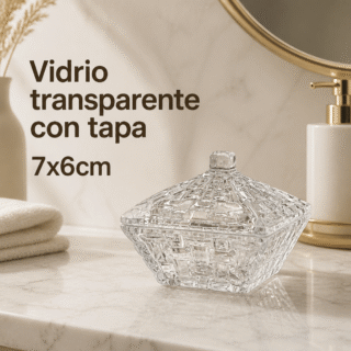 Caramelera de vidrio 7x6cm